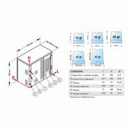 Machine à glaçons pleins 300 kg/24h modulaire condenseur eau Brema_1