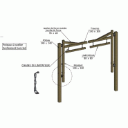 Portique pivotant bois métal_1