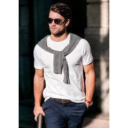 T-shirt homme - Piqué, bleu marine - Danbury Men - Nimbus_1