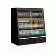 Vitrine réfrigérée murale pour supermarché 360 L | Tefcold - Galaxy GPL14FGD-Black_1
