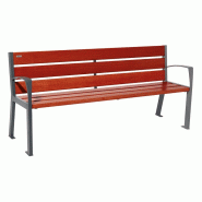 Banc bois et acier Silaos®6 lames_1