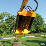 Débroussailleuse renforcée Série DA - Série lourde pour mini-pelle de 2 à 7 tonnes - Largeur 640mm à 1100mm - GHEDINI ATTACHMENTS_1