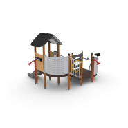 Structure multi-jeux - Unimini Ronder Hags - 1 à 5 ans, spécifications complètes_1