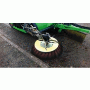 Balayeuse de voirie modèle City Clean - adaptable microtracteurs 20-25 CV - Double balai brevet COCHET_1