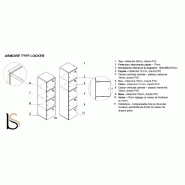 Casiers de rangement - MDD - Électronique, 20 cases_1
