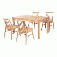 Chaise de salle à manger muna – MTF – bois de teck – 2nai0002_1