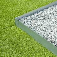 Nature bordures de jardin 3 pcs 91,4x10,2 cm acier 446395_1