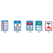 Signaux d'indication type C - disponibles en plusieurs dimensions et revêtements classe 1, 2, 3_1