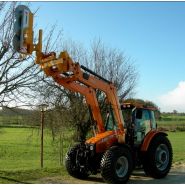 Taille-haie hydraulique sur chargeur lem - kirogn - déport hydraulique course 1000 mm_1
