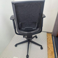 Fauteuil de Bureau Steelcase Reply Air Noir d'occasion - Mesh aéré, réglages multiples, support lombaire_1