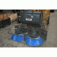 La machine de balayage - Knikmops Rollmops - brosses rotatives aspergées d’eau pour joints entre dalles_1