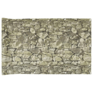 Vidaxl écran d'intimité de jardin aspect pierre 800x75 cm pvc 4005425_1