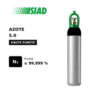 Azote 5.0 SIAD - Haute Pureté 99,999% - Applications Analytiques et Industrielles