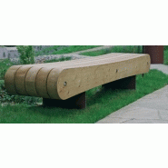 Banc public en bois - Banquette JERIKO© par Agence Akïro - Design robuste et proportions fortes_1