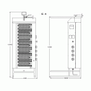 Machine électrique à kebab E4 POTIS_1
