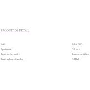 Montre de poitrine pour infirmière - Laipute - Verre organique, boîtier en alliage, bracelet en silicone_1