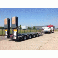Semi-remorque surbaissée nooteboom c016856 - 58t - 4 essieux_1