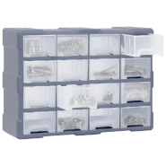 Vidaxl organisateur multi-tiroirs avec 16 tiroirs centraux 52x16x37 cm 149602_1