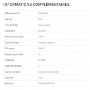 Aspirateur pour huile moteur - piusi - puissance : 350 w - 07634405_1