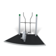 Equipement de fitness extérieur - Vélo elliptique - 8065154 - Sportpoint - Hags - Spécifications compactes et montable en 3 heures_1