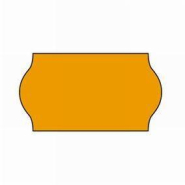 Étiquette Meto - Format 22x12 mm - Fluo Orange Amovible - 63 000 unités_1