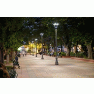 Lampadaire urbain isla / led / 51 w / 6300 lm / en aluminium