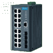 Switch ethernet industriel 16 ports 10/100Mbps + 4 SFP - Administrable - MTBF 1M heures - EKI-7720E-4FI-AU_1