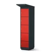 Borne de recharge pour vélos électriques  - 4 compartiments avec serrure à cylindre_1