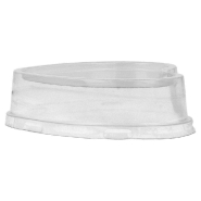 Couvercle haut PET transparent pour contenant aluminium 100ml - par 100_1