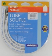 Flexible gaz butane/propane avec colliers 1.5m_1