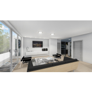 Maison préfabriquée en acier 160 m2 - 2 étages, 4 chambres ou 3 chambres et bureau - ISK100_1