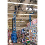 Piaf 880r - nacelle électrique à mât vertical - atn - hauteur travail : 8,80 m_1