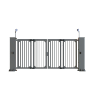 Portail ultra-rapide avec intelligence artificielle - Longueur max 10 m - LBAi W-GATE double Portail ultra-rapide avec intelligence artificielle - Longueur max 10 m - LBAi W-GATE double