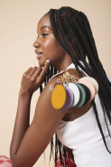 Porte-clés rond en simili cuir - Réf: BG745 - Bag Base_1