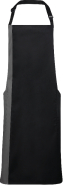 Tablier à bavette bicolore - Réf: PR162 - Polyester/Coton, réglable avec poches latérales_1