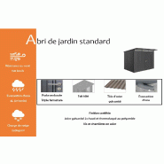 Abri de jardin standard - 260x220x218_1