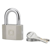 Cadenas à clé Octo 60mm - Anse acier cémenté nickelé - 3 clés réversibles - Réf. 00290054 - THIRARD_1
