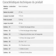 Mini-gabarit de perçage oblique - Group Silverline Limited - 115 mm x 27 mm - Compact et robuste avec guide en acier trempé_1