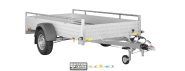 Remorque freinée aluminium Saris - MCALU - FW150 - 1500 Kg - 1 essieu - 305 x 153 cm - Reference -39330_FLORENCE_BAG233/2E_1