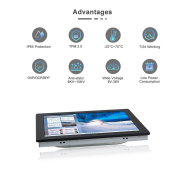 Panel PC industriel fanless 15