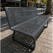 Banc métallique extérieur - QUADRA_1