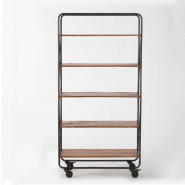 Etagère Industriel New York 5 niveaux L90 x P30 x H180 cm_1