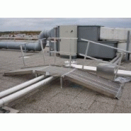 Rampe modulable en aluminium avec paliers et options de garde-corps - Inclinaison de 0 à 20°_1