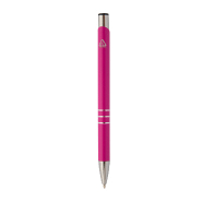 Stylo en aluminium recyclé - encre bleue - couleur fuchsia - 7 gr_1