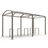 Appui vélos Milan - Hauteur hors sol 850 mm ou 855 mm - Largeur 660 mm - Structure tube acier 50 x 30 mm_1