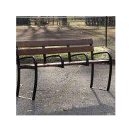 Banc CONFIDENCE CONFORT - 4 Accoudoirs, 3 Places Assises - Gamme Sénior - Piètement Acier, Lames en Bois_1