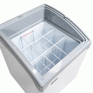 Congélateur vitré de crème glacée NIC101SCEB (130 / 115) blanc TEFCOLD_1