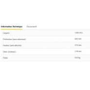 Grb 1500L - Lame niveleuse Engcon, acier tranchant, plaque d'usure, lames latérales extensibles_1