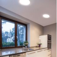 Plafonnier CARME IP44 LED SMD 27.50W - 3000K/4000K/6000K - Nuancé et finition claire ou opale_1