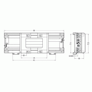 Positionneur rapporté avec déplacement latéral constant - 2 fonctions hydrauliques - Écarteur de fourche_1